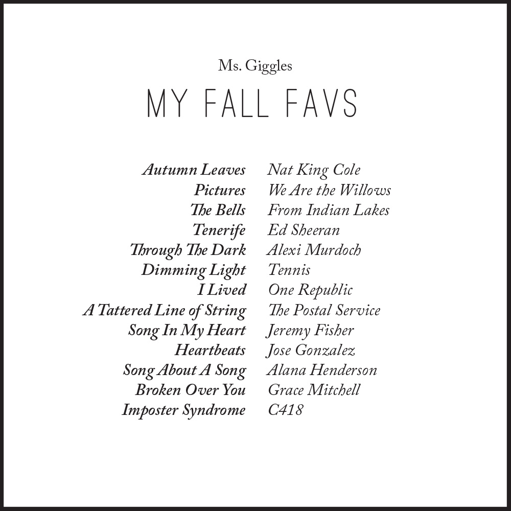 ms-giggles-fall-favs-playlist